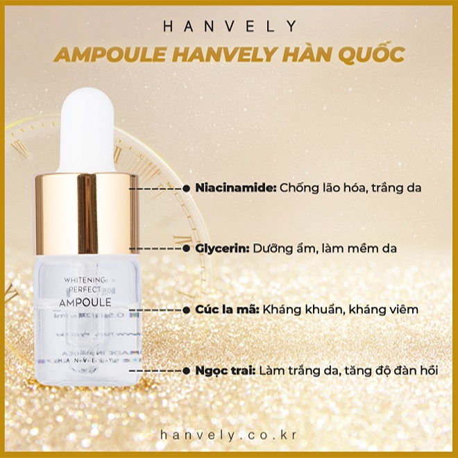 Cong dung cua ampoule hanvely - Tinh chất Ampoule Hàn Quốc –“Thần dược” dưỡng da được phái đẹp săn đón